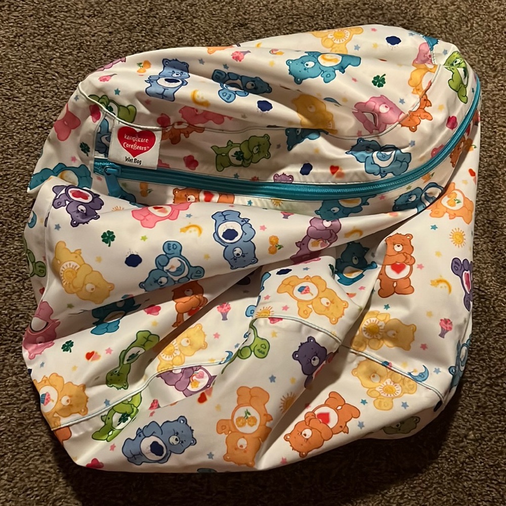 Used Kangacare x carebears 3d wetbag